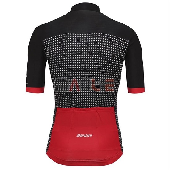 Maglia Tour de Suisse Helvetia Manica Corta 2018 Nero Rosso